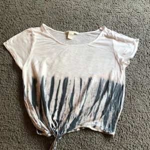 forever 21 tie-dye tie top